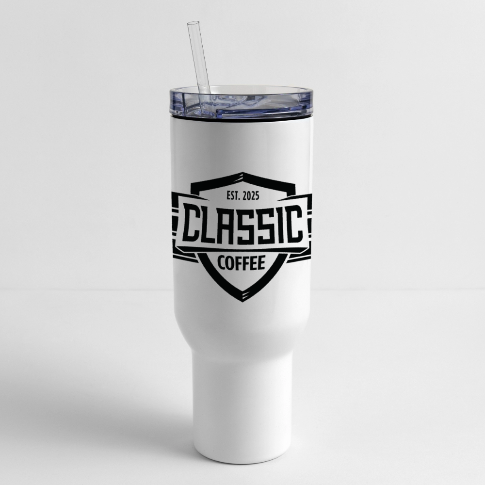40 oz Travel Tumbler - white